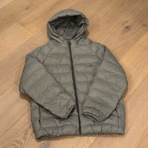 Zara Kids Lightweight Puffer Jacket Green Size 13/14